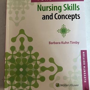 Nursing textbooks and stethoscope